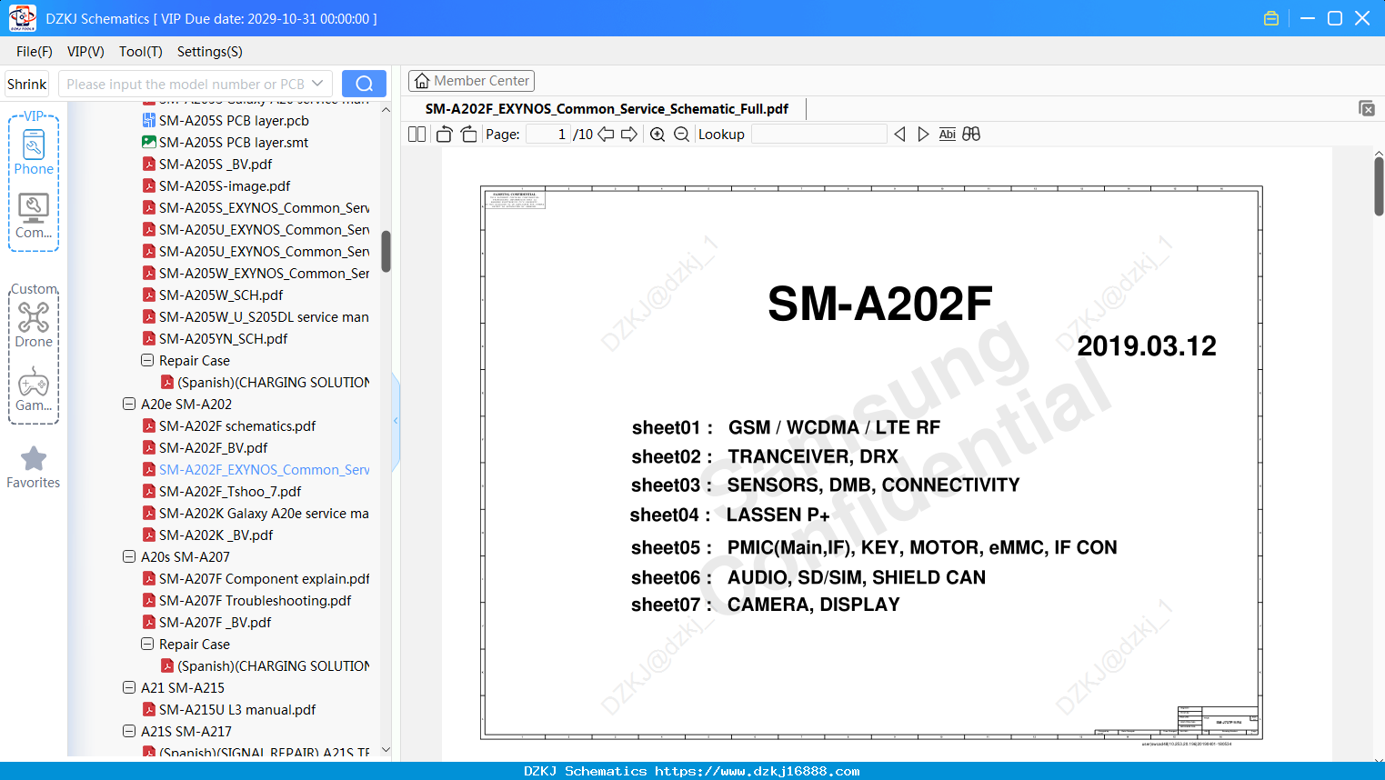 Samsung SM-A202F_EXYNOS_Common_Service_Schematic_Full